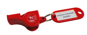 Notfallpfeife Übungspfeife